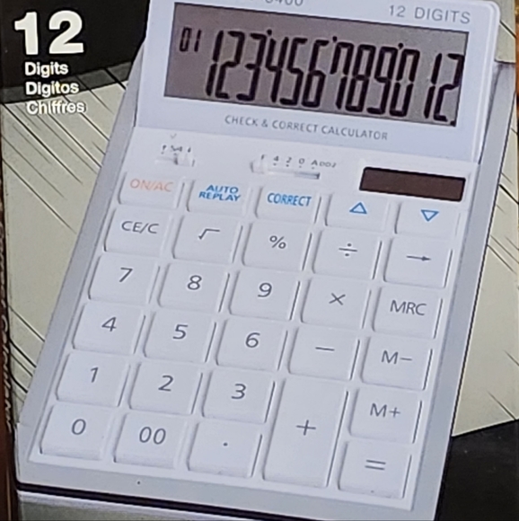 NIB-Victor 6400 12-Digit LCD Desktop Calculator.  $23 New - Picture 2 of 6